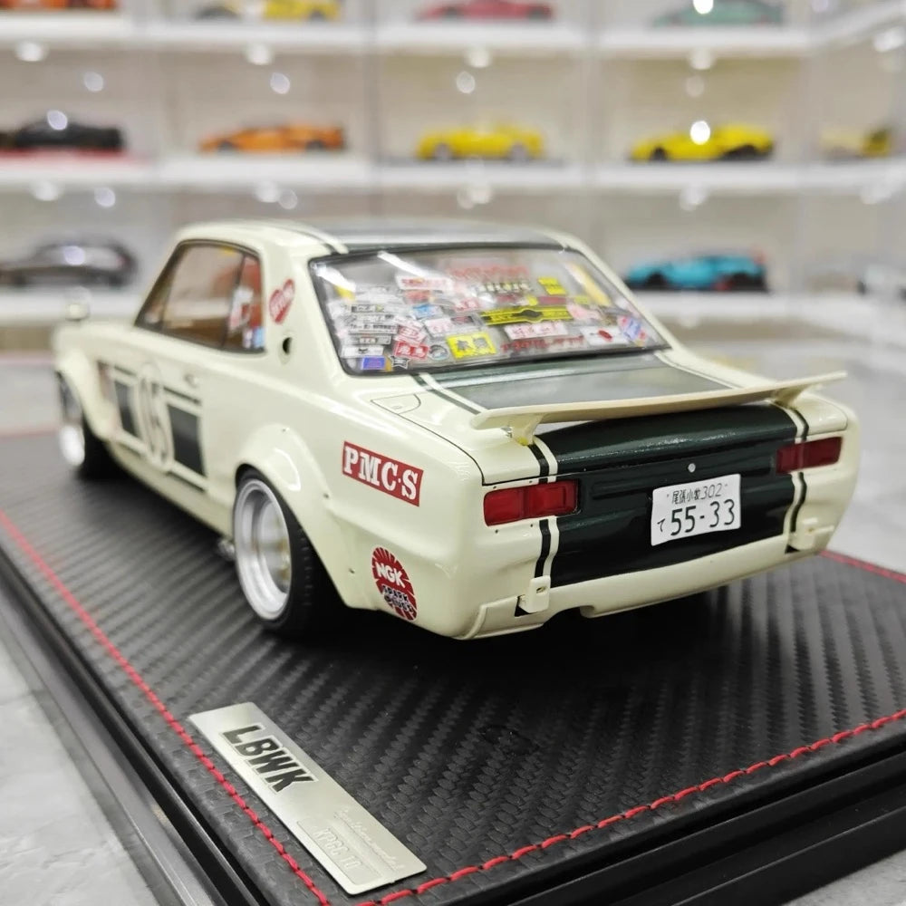 [Ignition] 1:18 Nissan 1971 Skyline 2000 GT-R Hakosuka LBWK JTCC Model Car Resin