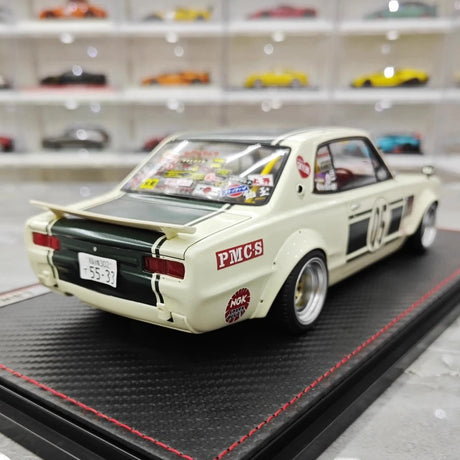 [Ignition] 1:18 Nissan 1971 Skyline 2000 GT-R Hakosuka LBWK JTCC Model Car Resin