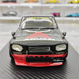 [Ignition] 1:18 Nissan 1971 Skyline LBWK Hakosuka 2Door ブラック モデルカー レジン