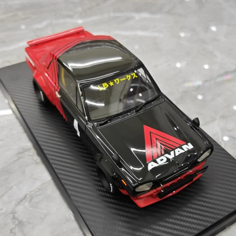 [Ignition] 1:18 Nissan 1971 Skyline LBWK Hakosuka 2Door Black Model Car Resin