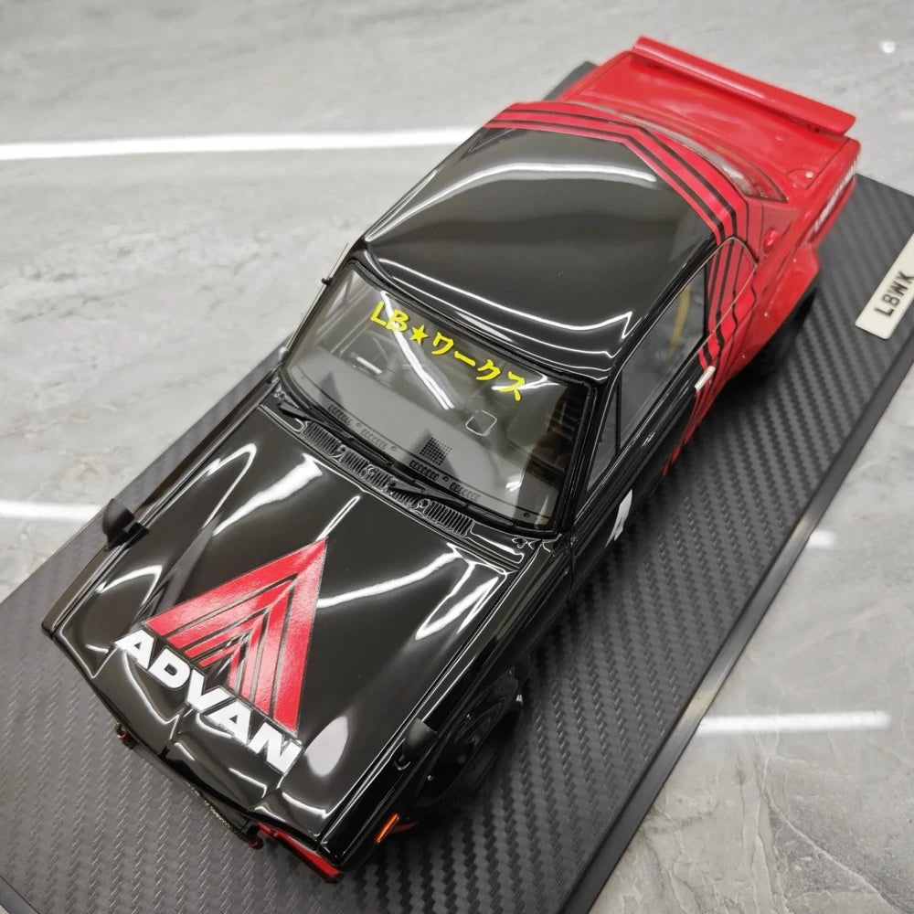 [Ignition] 1:18 Nissan 1971 Skyline LBWK Hakosuka 2Door Black Model Car Resin