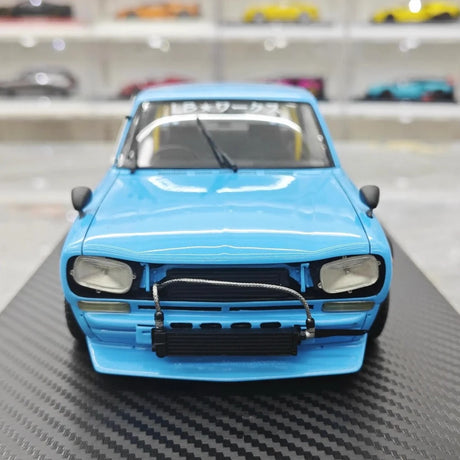 [Ignition] 1:18 Nissan 1971 Skyline LBWK Hakosuka 2Door Blue Model Car Resin