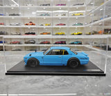 [Ignition] 1:18 Nissan 1971 Skyline LBWK Hakosuka 2Door ブルー モデルカー レジン