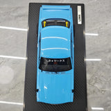 [Ignition] 1:18 Nissan 1971 Skyline LBWK Hakosuka 2Door ブルー モデルカー レジン