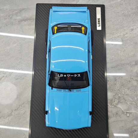 [Ignition] 1:18 Nissan 1971 Skyline LBWK Hakosuka 2Door Blue Model Car Resin