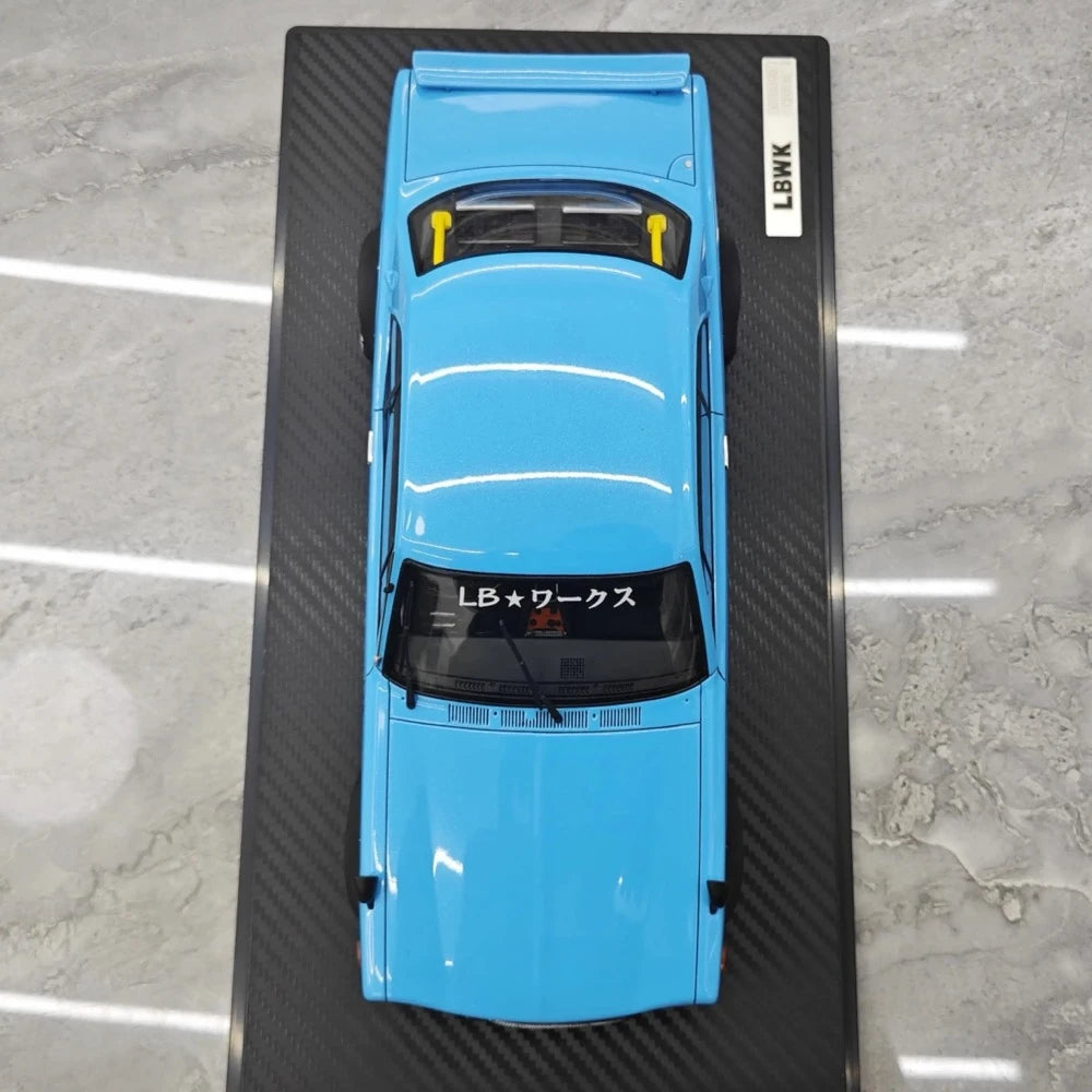 [Ignition] 1:18 Nissan 1971 Skyline LBWK Hakosuka 2Door Blue Model Car Resin