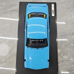 [Ignition] 1:18 Nissan 1971 Skyline LBWK Hakosuka 2Door Blue Model Car Resin