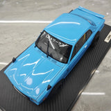 [Ignition] 1:18 Nissan 1971 Skyline LBWK Hakosuka 2Door ブルー モデルカー レジン