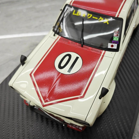 [Ignition] 1:18 Nissan 1971 Skyline LBWK Hakosuka 2Door White Model Car Resin