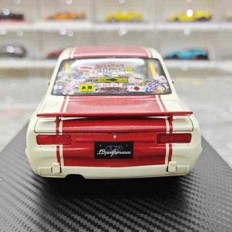 [Ignition] 1:18 Nissan 1971 Skyline LBWK Hakosuka 2Door White Model Car Resin