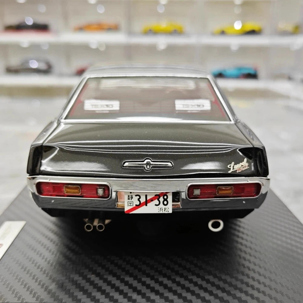 [Ignition] 1:18 Nissan 1972 Laurel 2000SGX C130 Black Model Car Resin