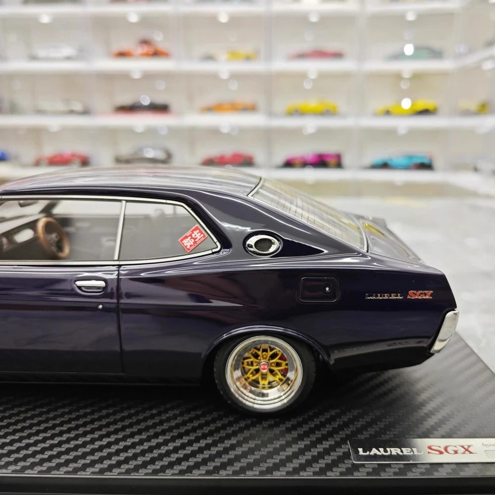 [Ignition] 1:18 Nissan 1972 Laurel 2000SGX C130 sininen pienoismalli Hartsi