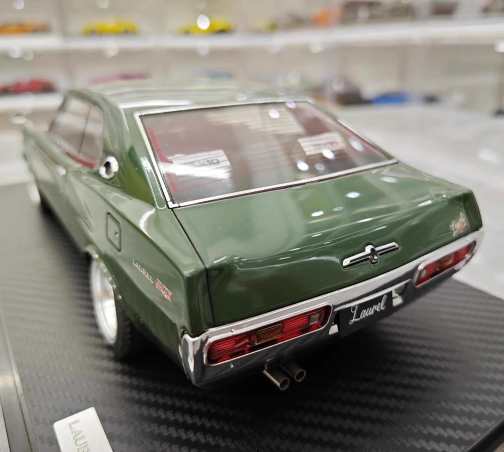[Ignition] 1:18 Nissan 1972 Laurel 2000SGX C130 Green Model Car Resin