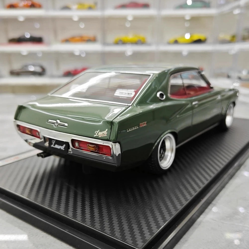 [Ignition] 1:18 Nissan 1972 Laurel 2000SGX C130 Green Model Car Resin