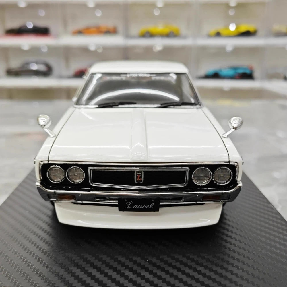 [Ignition] 1:18 Nissan 1972 Laurel 2000SGX C130 White Model Car Resin