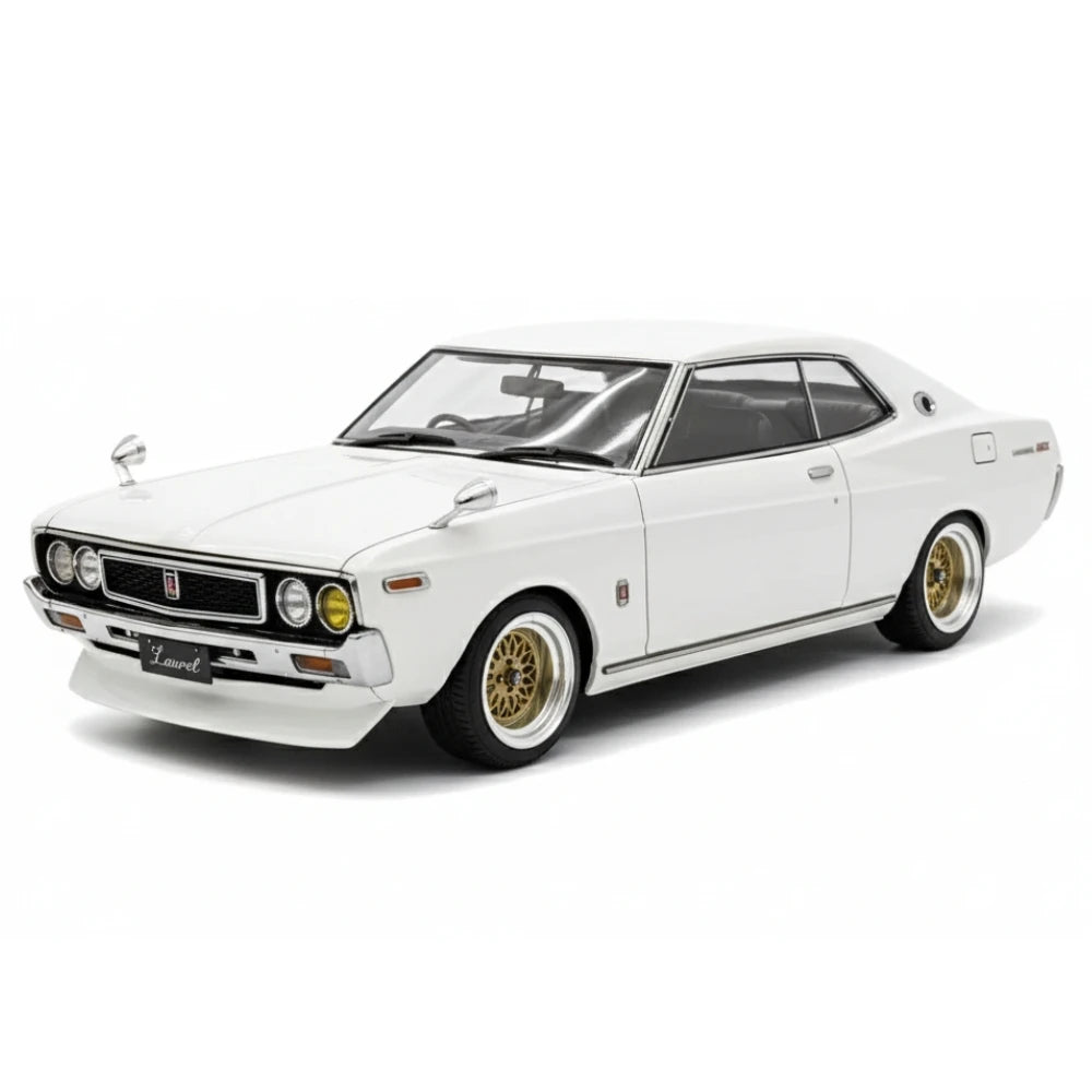[Ignition] 1:18 Nissan 1972 Laurel 2000SGX C130 White Model Car Resin