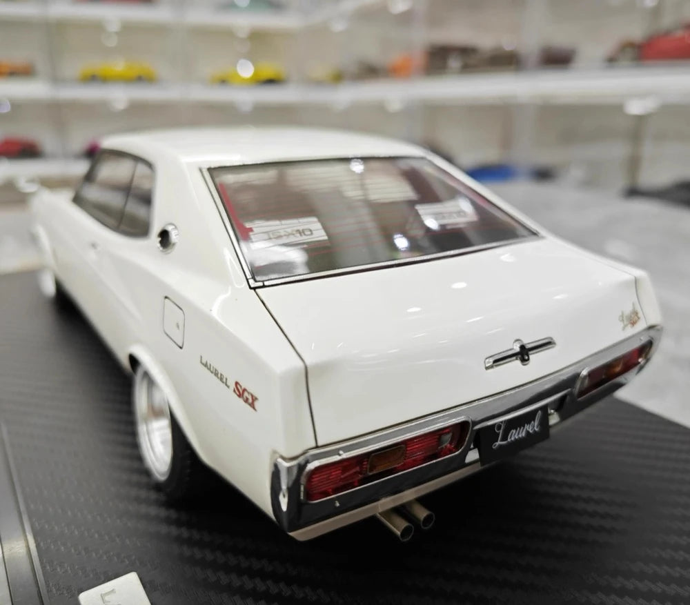 [Ignition] 1:18 Nissan 1972 Laurel 2000SGX C130 White Model Car Resin
