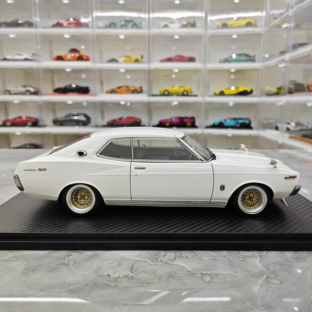 [Ignition] 1:18 Nissan 1972 Laurel 2000SGX C130 White Model Car Resin