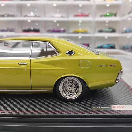 [Ignition] 1:18 Nissan 1972 Laurel 2000SGX C130 Yellow Model Car Resin