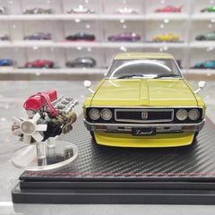 [Ignition] 1:18 Nissan 1972 Laurel 2000SGX C130 Yellow Model Car Resin