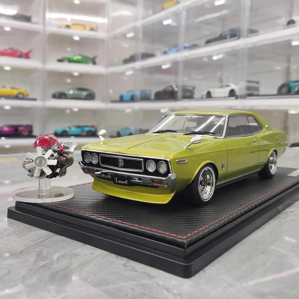 [Ignition] 1:18 Nissan 1972 Laurel 2000SGX C130 Yellow Model Car Resin