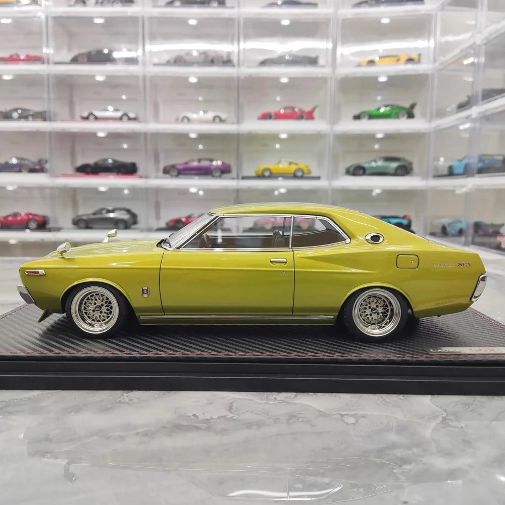 [Ignition] 1:18 Nissan 1972 Laurel 2000SGX C130 Yellow Model Car Resin