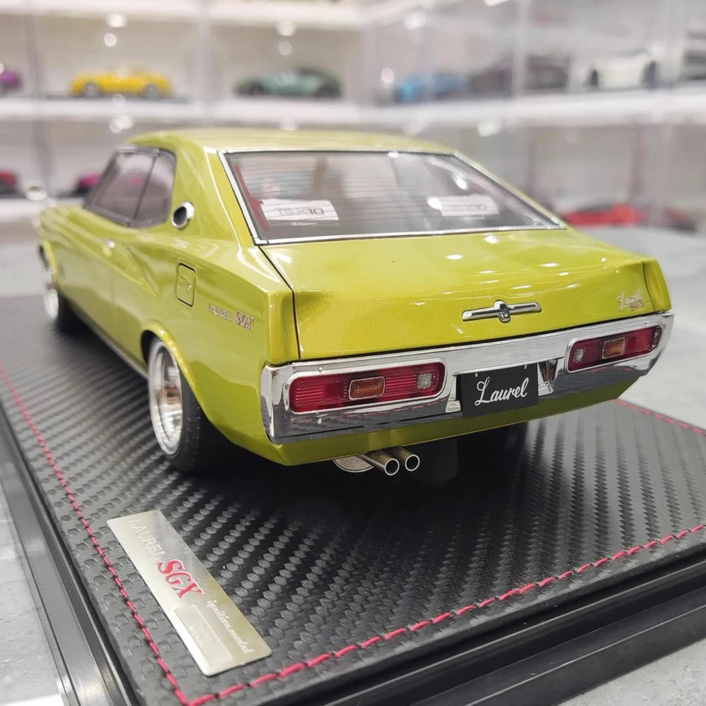 [Ignition] 1:18 Nissan 1972 Laurel 2000SGX C130 Yellow Model Car Resin