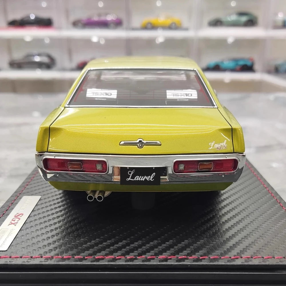 [Ignition] 1:18 Nissan 1972 Laurel 2000SGX C130 Yellow Model Car Resin