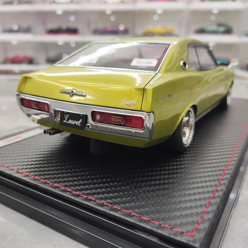 [Ignition] 1:18 Nissan 1972 Laurel 2000SGX C130 Yellow Model Car Resin