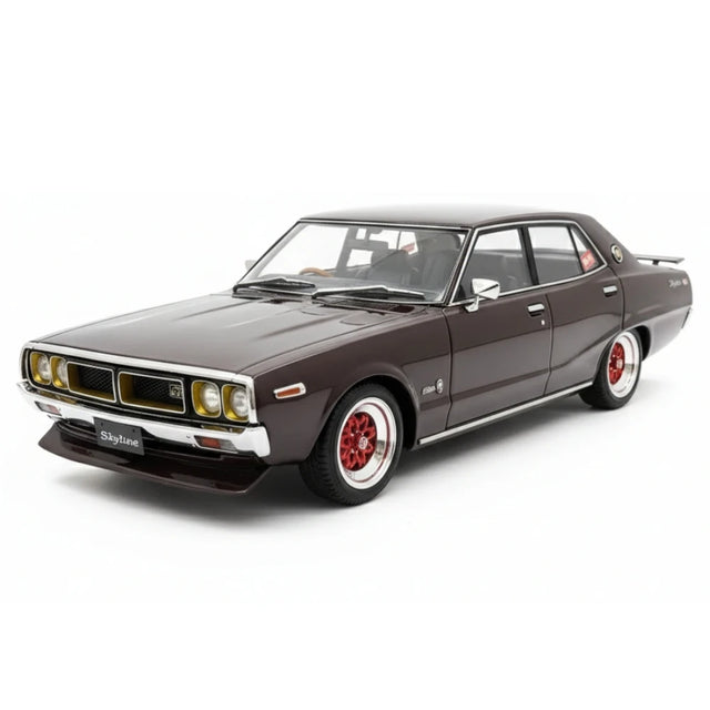 [Ignition] 1:18 Nissan 1972 Skyline 2000 GT-X GC110 Purple Model Car Resin