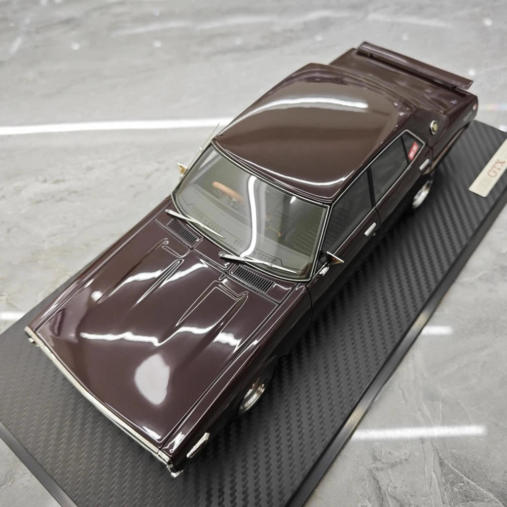 [Ignition] 1:18 Nissan 1972 Skyline 2000 GT-X GC110 Purple Model Car Resin