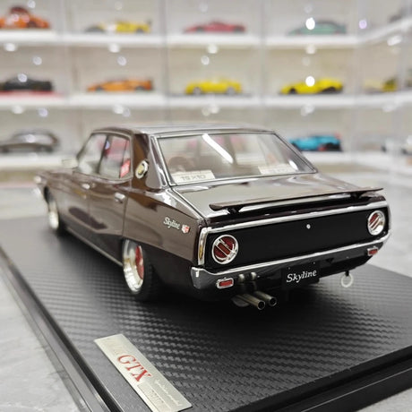 [Ignition] 1:18 Nissan 1972 Skyline 2000 GT-X GC110 Purple Model Car Resin