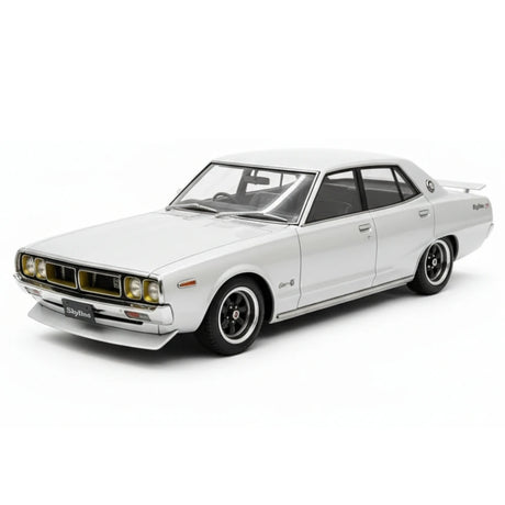 [Ignition] 1:18 Nissan 1972 Skyline 2000 GT-X GC110 Silver Model Car Resin