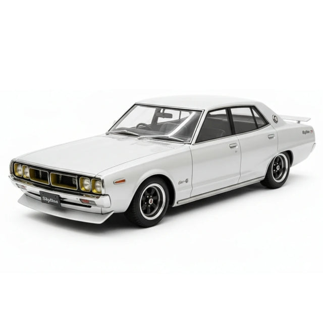 [Ignition] 1:18 Nissan 1972 Skyline 2000 GT-X GC110 Silver Model Car Resin