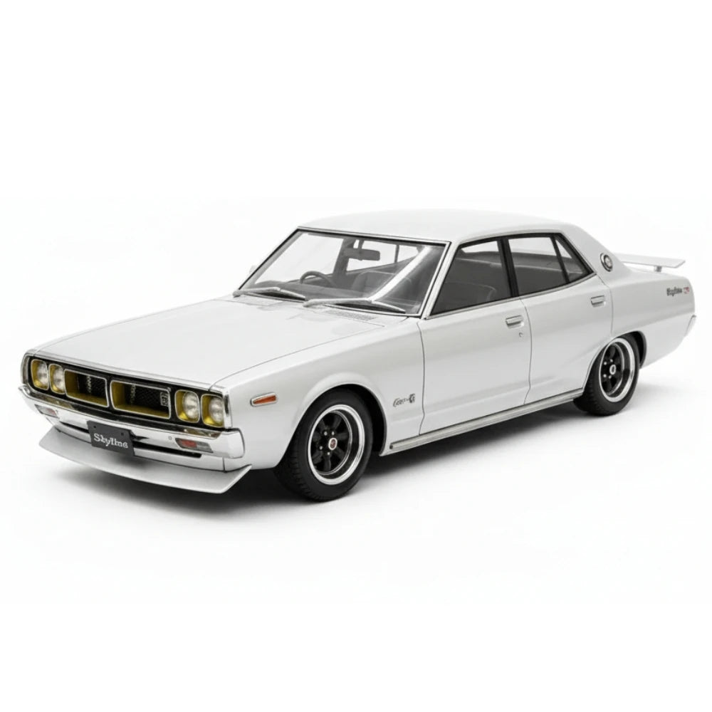 [Ignition] 1:18 Nissan 1972 Skyline 2000 GT-X GC110 Silver Model Car Resin