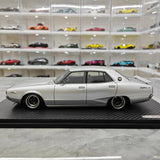 [Ignition] 1:18 Nissan 1972 Skyline 2000 GT-X GC110 Silver Model Car Resin