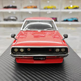 [Ignition] 1:18 Nissan 1973 Skyline 2000 GT-R KPGC110 Red Model Car Resin