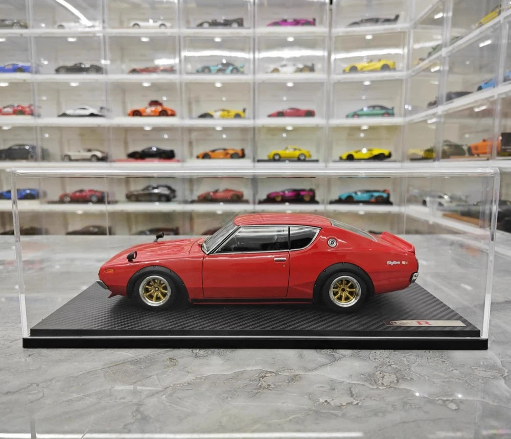 [Ignition] 1:18 Nissan 1973 Skyline 2000 GT-R KPGC110 Red Model Car Resin