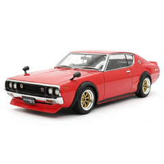 [Ignition] 1:18 Nissan 1973 Skyline 2000 GT-R KPGC110 Red Model Car Resin