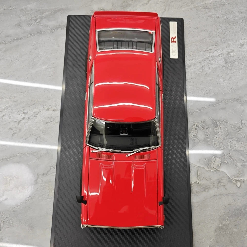 [Ignition] 1:18 Nissan 1973 Skyline 2000 GT-R KPGC110 Red Model Car Resin