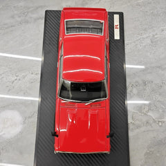 [Ignition] 1:18 Nissan 1973 Skyline 2000 GT-R KPGC110 Red Model Car Resin