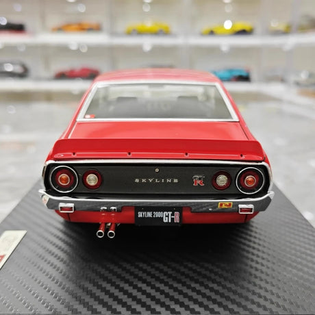 [Ignition] 1:18 Nissan 1973 Skyline 2000 GT-R KPGC110 Red Model Car Resin