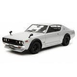 [Ignition] 1:18 Nissan 1973 Skyline 2000 GT-R KPGC110 Silver Model Car Resin