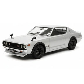 [Ignition] 1:18 Nissan 1973 Skyline 2000 GT-R KPGC110 Silver Model Car Resin