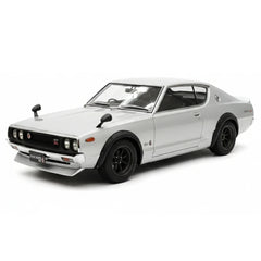 [Ignition] 1:18 Nissan 1973 Skyline 2000 GT-R KPGC110 Silver Model Car Resin