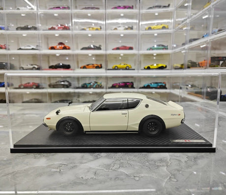 [Ignition] 1:18 Nissan 1973 Skyline 2000 GT-R KPGC110 White Model Car Resin