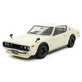 [Ignition] 1:18 Nissan 1973 Skyline 2000 GT-R KPGC110 White Model Car Resin