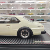 [Ignition] 1:18 Nissan 1977 Skyline 2000 GT ES C210 White Model Car Resin