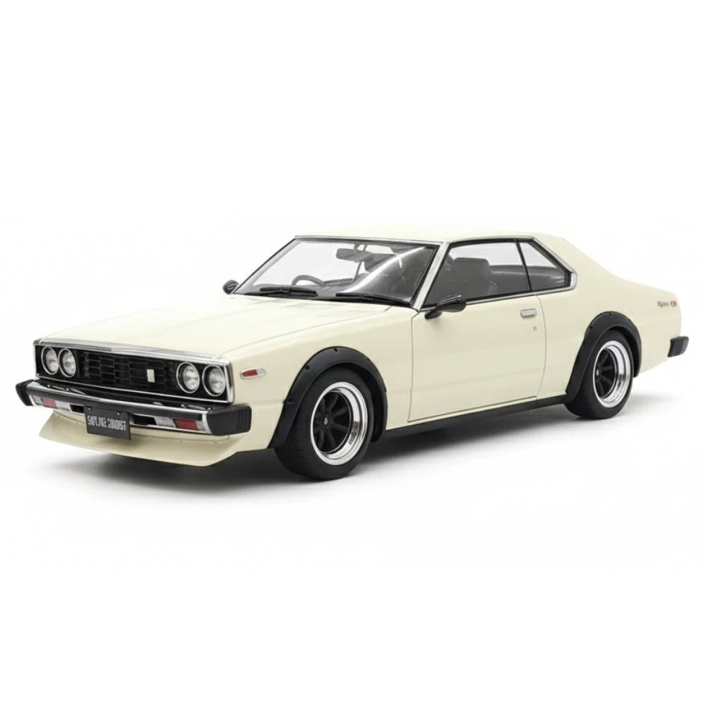[Ignition] 1:18 Nissan 1977 Skyline 2000 GT ES C210 ホワイト モデルカー レジン