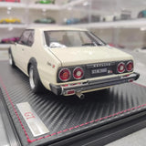 [Ignition] 1:18 Nissan 1977 Skyline 2000 GT ES C210 White Model Car Resin